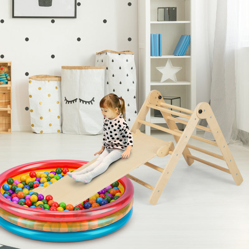 3-in-1 Foldable & Adjustable Climbing Triangle Set for Kids